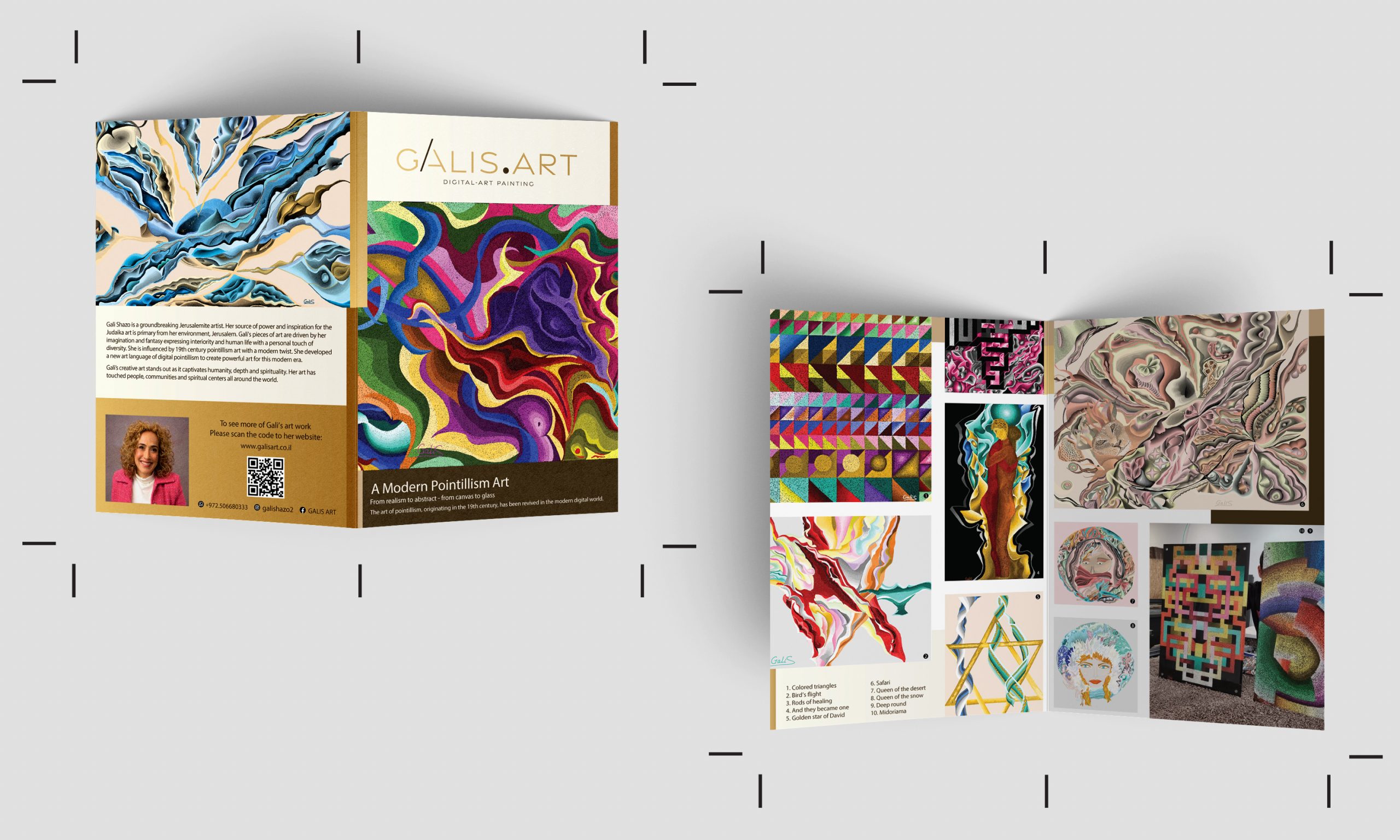 Galis Art | Print Work - Brochure Design