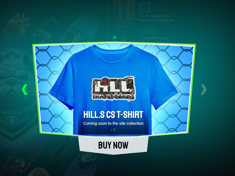 SK8HOF | Pro Skaters Products Gallery Design