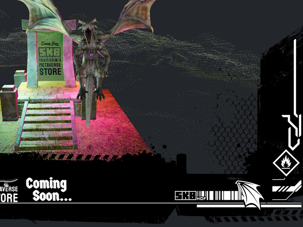 SK8HOF | Metaverse Store Coming Soon Design
