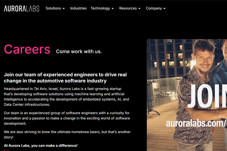 LOCI Aurora Lab - Company Web Design