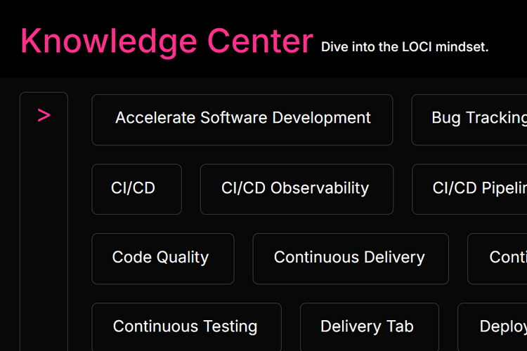LOCI Aurora Lab - Company Web Design