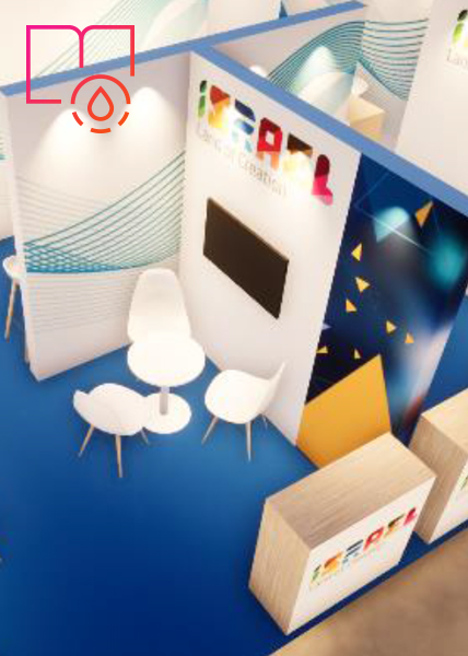 LOCI Aurora Lab - Exhibition Booth Print Work